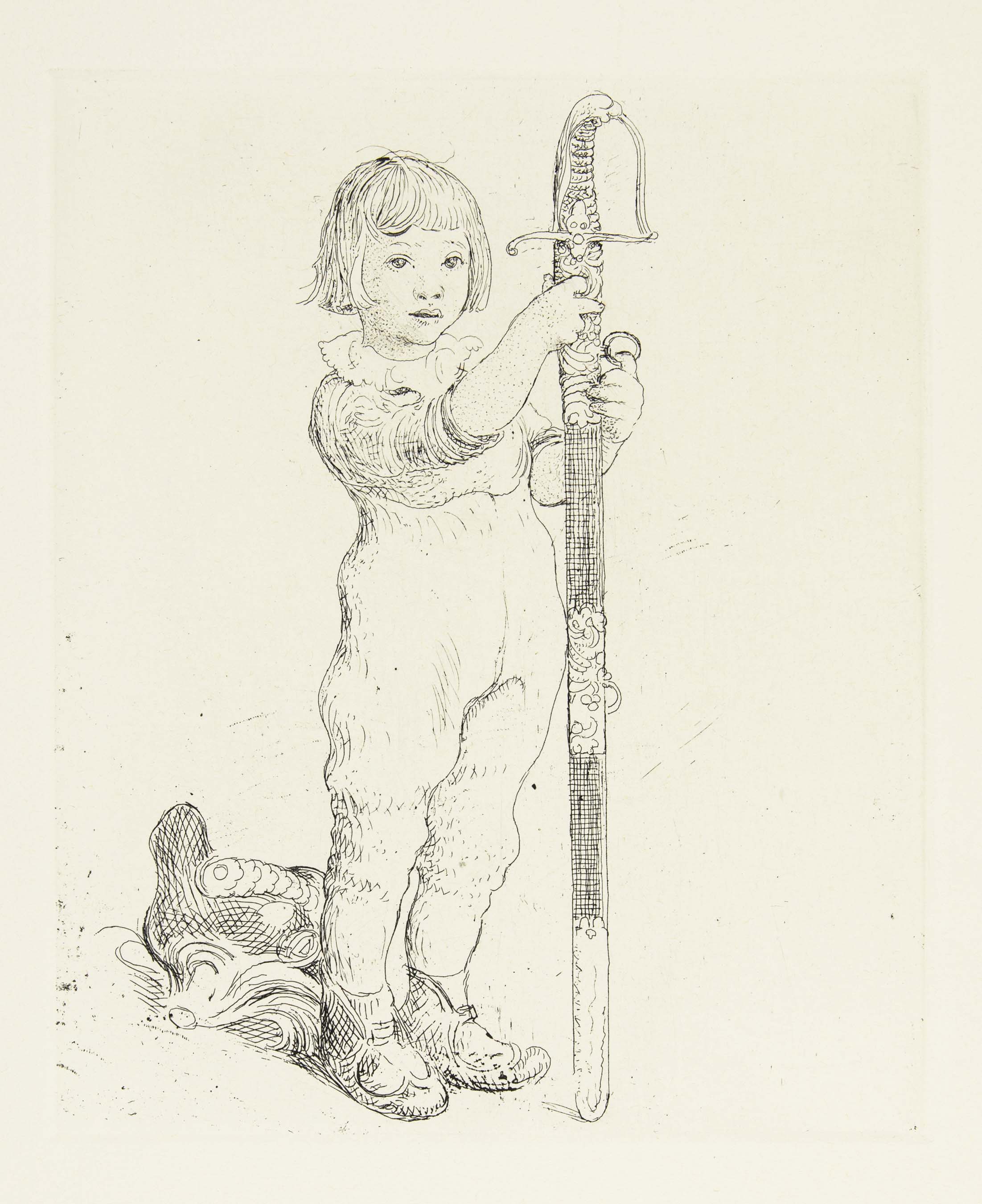 Boy with sword - 2
