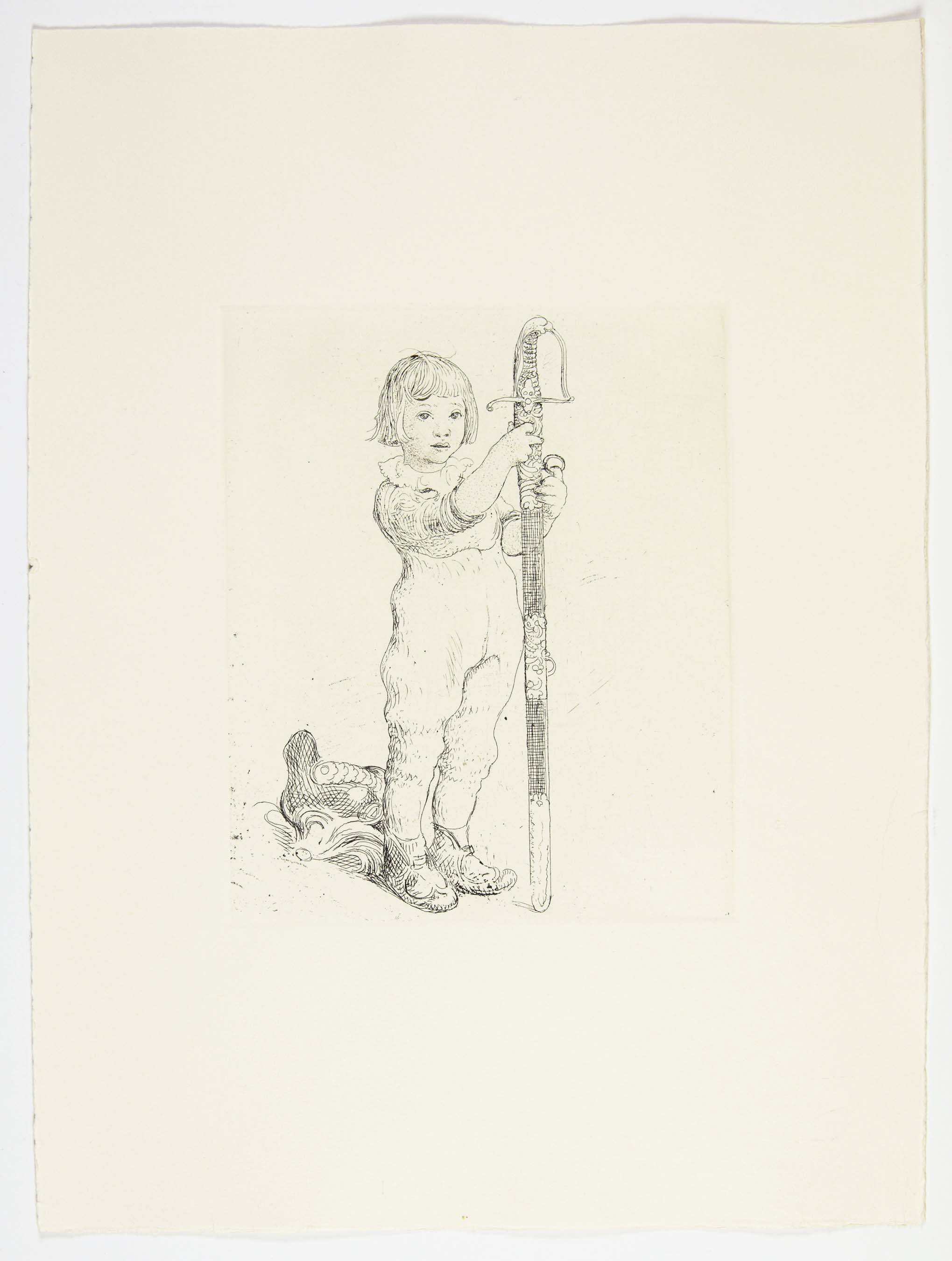 Boy with sword