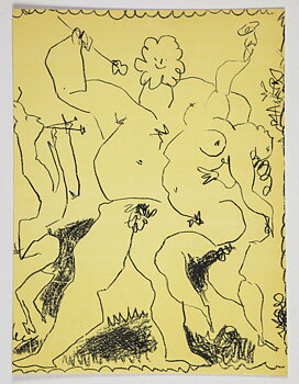 Bacchanal - framsidan av omslaget till boken Picasso lithograps III