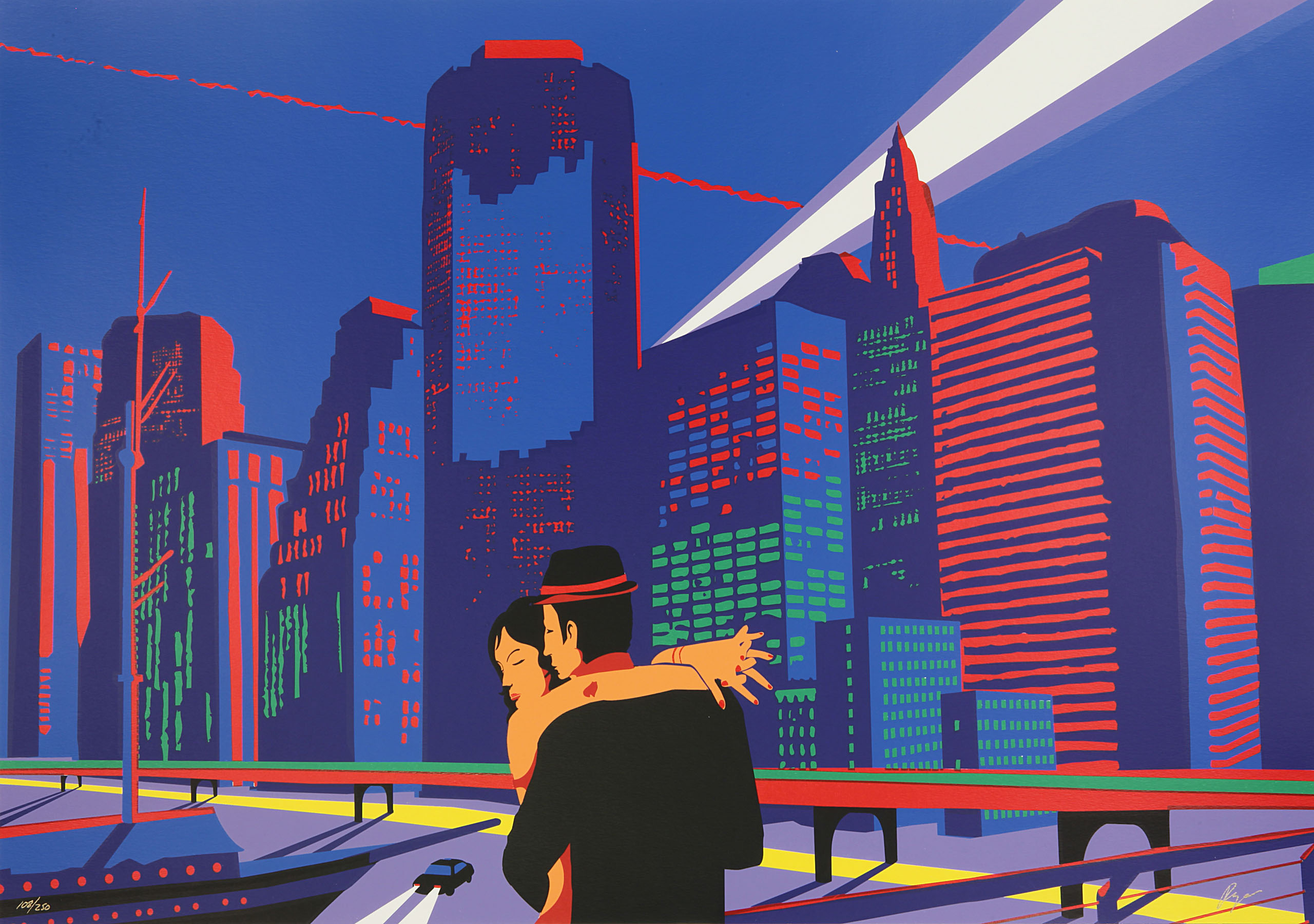 Manhattan Lovers - The Manhattan Art Portfolio