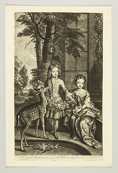 The Lord Buckhurst, & Lady Mary Sackvil his Sister