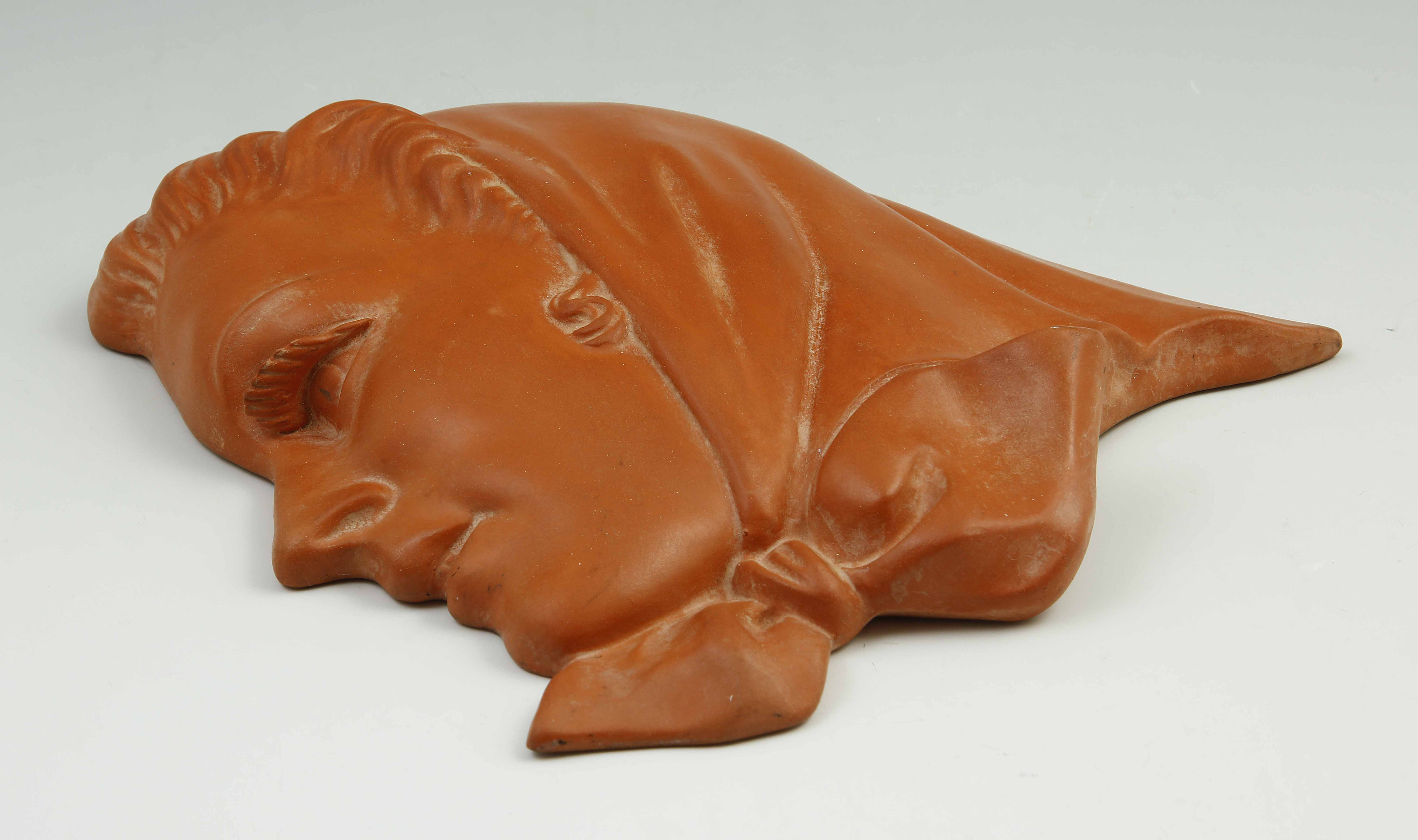 Lady with Headscarf - FX 145 (TMK-1) - Terracotta Wall Mask - 2