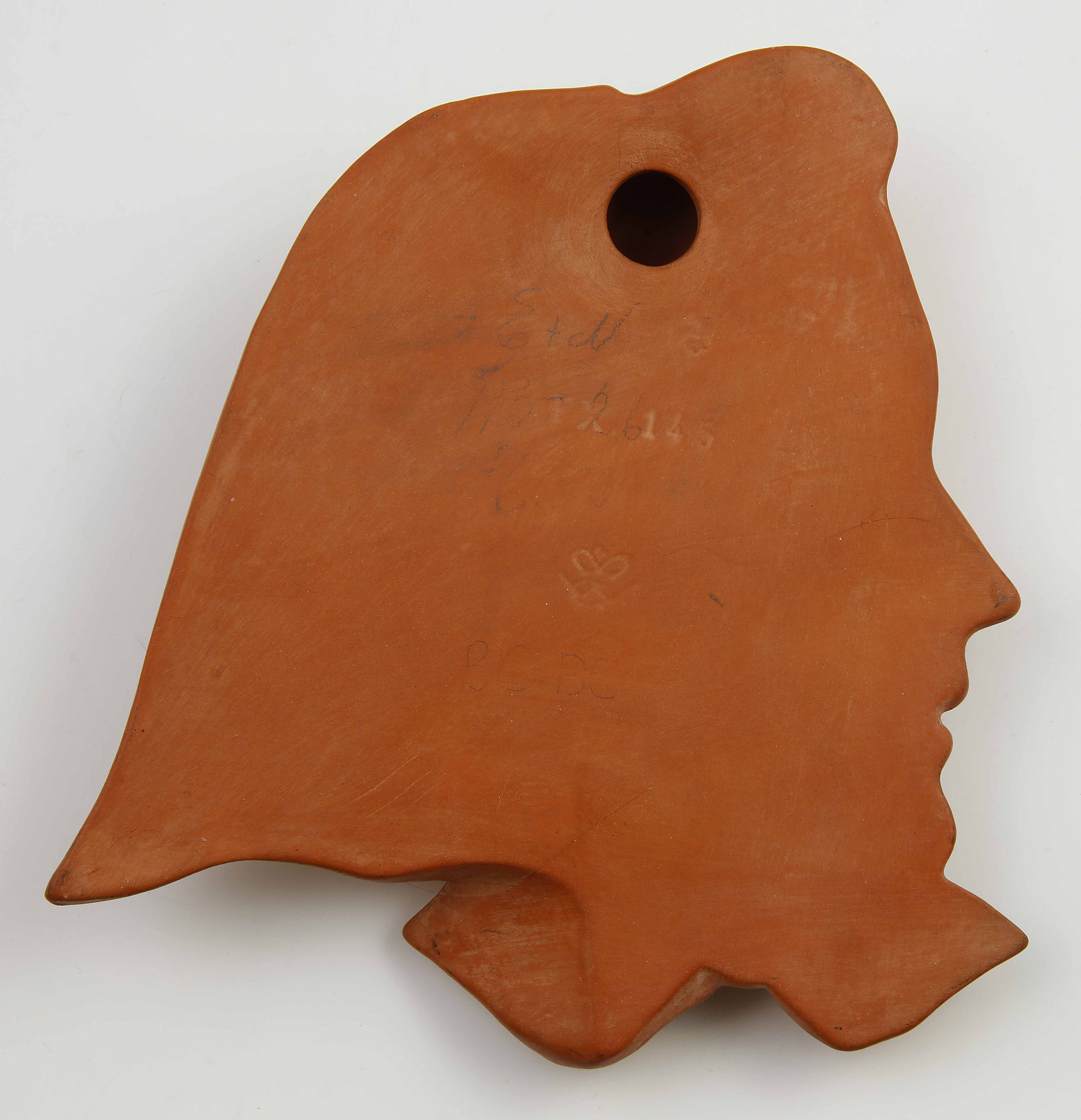 Lady with Headscarf - FX 145 (TMK-1) - Terracotta Wall Mask - 3