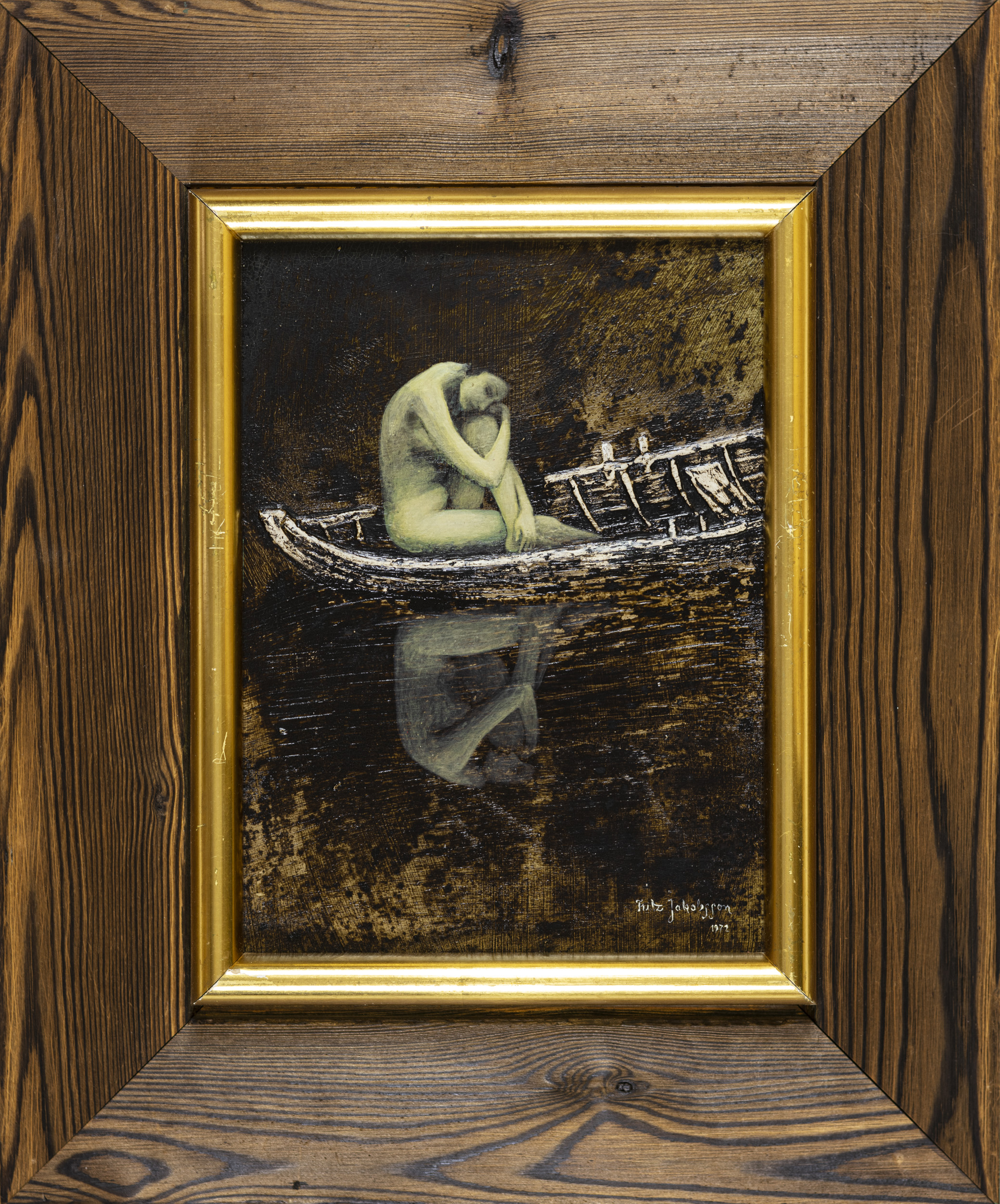 Vardus Art & Antiques - Alone in the boat