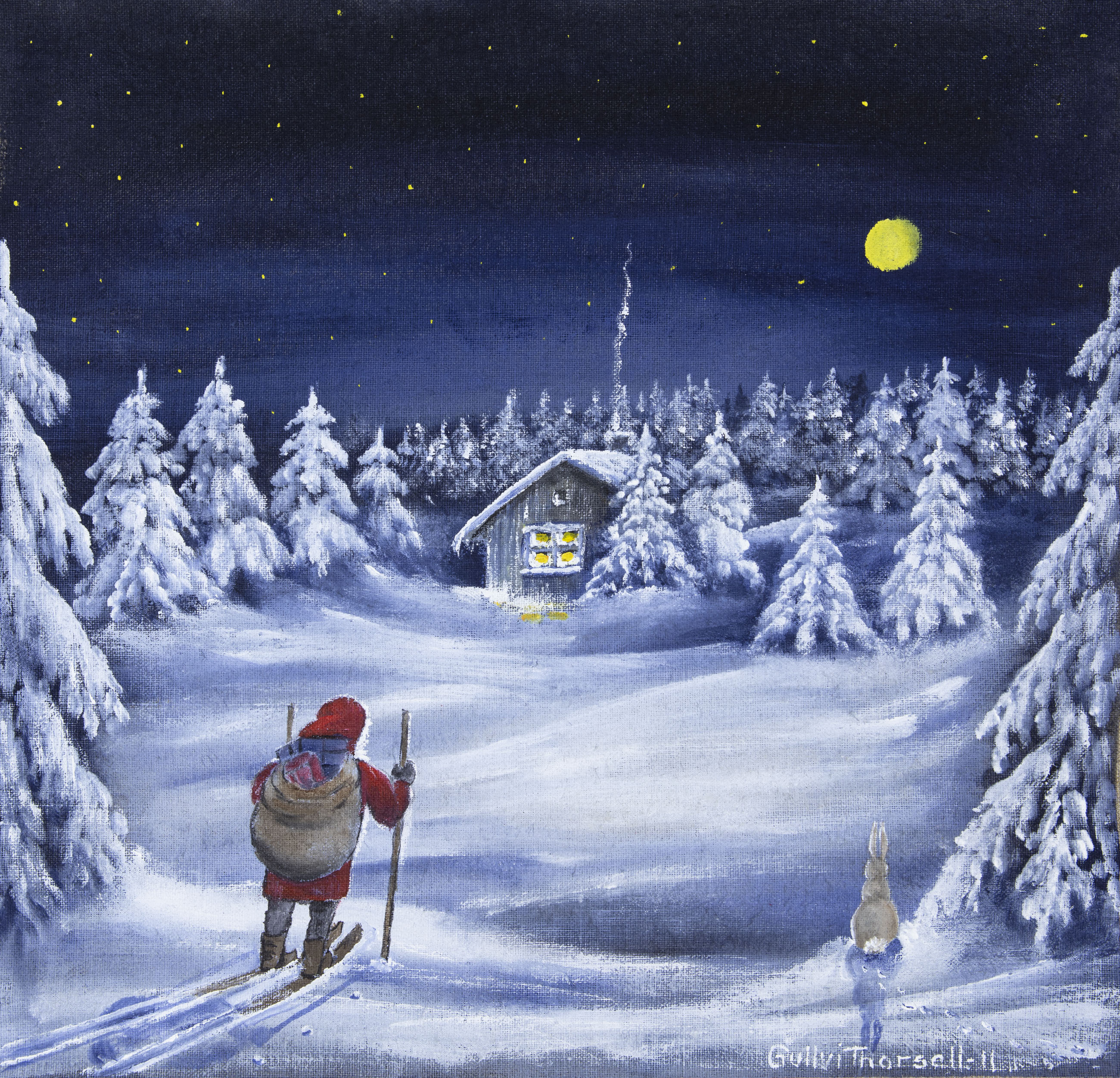 Christmas motif with elves #2 - 2