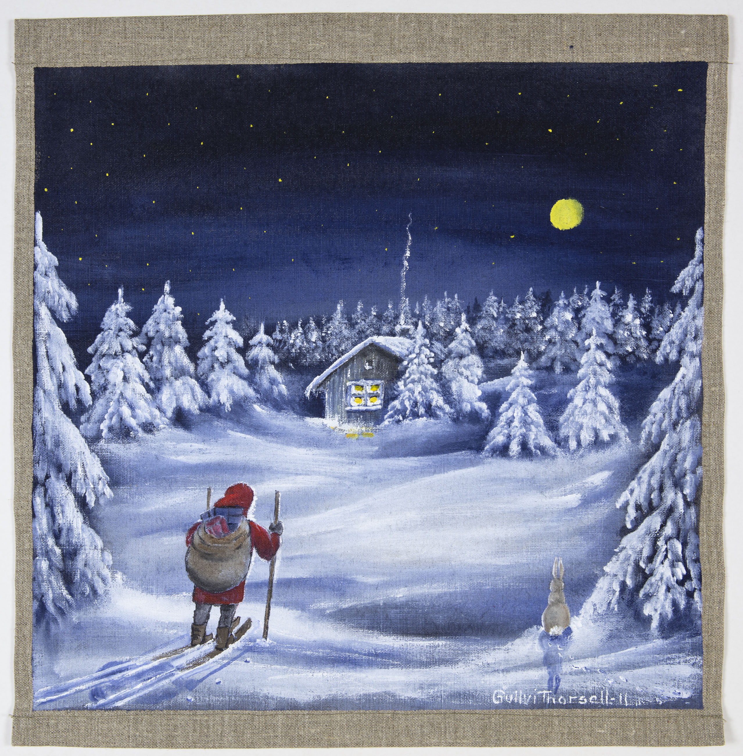 Christmas motif with elves #2