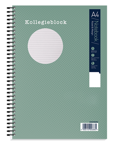 Kollegieblock - A4, linjerat