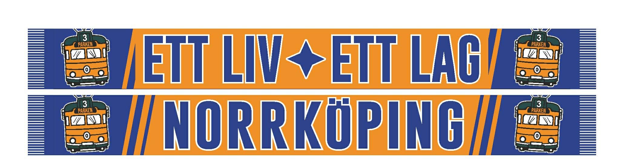Ett liv ett lag - Spårvagn - Halsduk (Silkes), Orange, limiterad i 50 ex!
