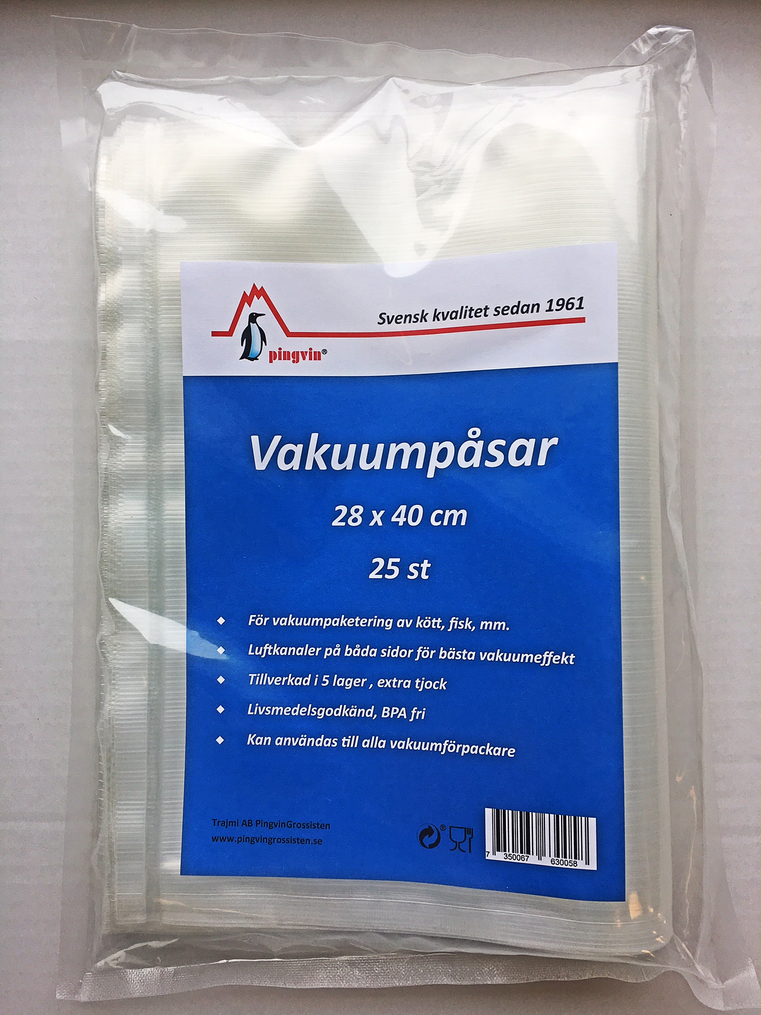 Pingvin Vakuumpåsar 28 x 40cm 25st