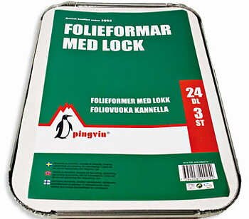 Pingvin Folieformar med lock 24dl