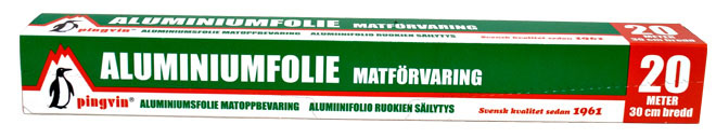 Pingvin Aluminiumfolie 20m, Mat