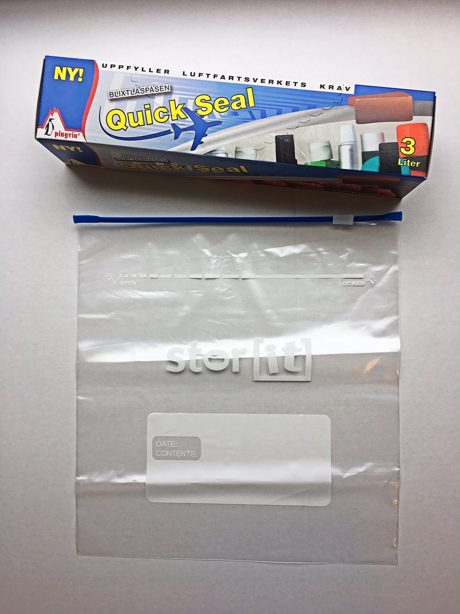 Pingvin Quick-Seal påse 3L 8st - 2