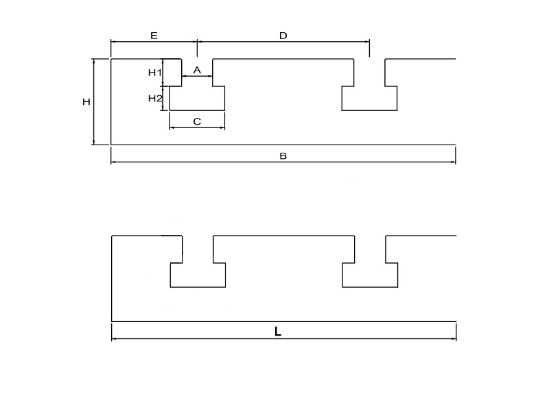 TSP Steel 10050 X Block 50 mm - 3