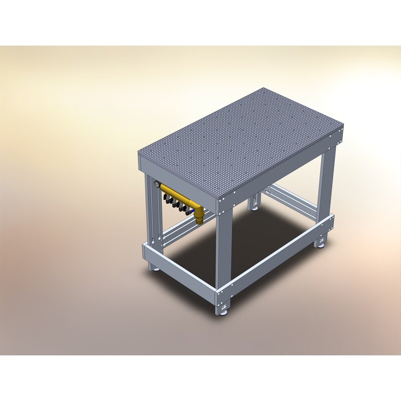 Monterat rutnät  vakuumbord Grid Power 2000x1000