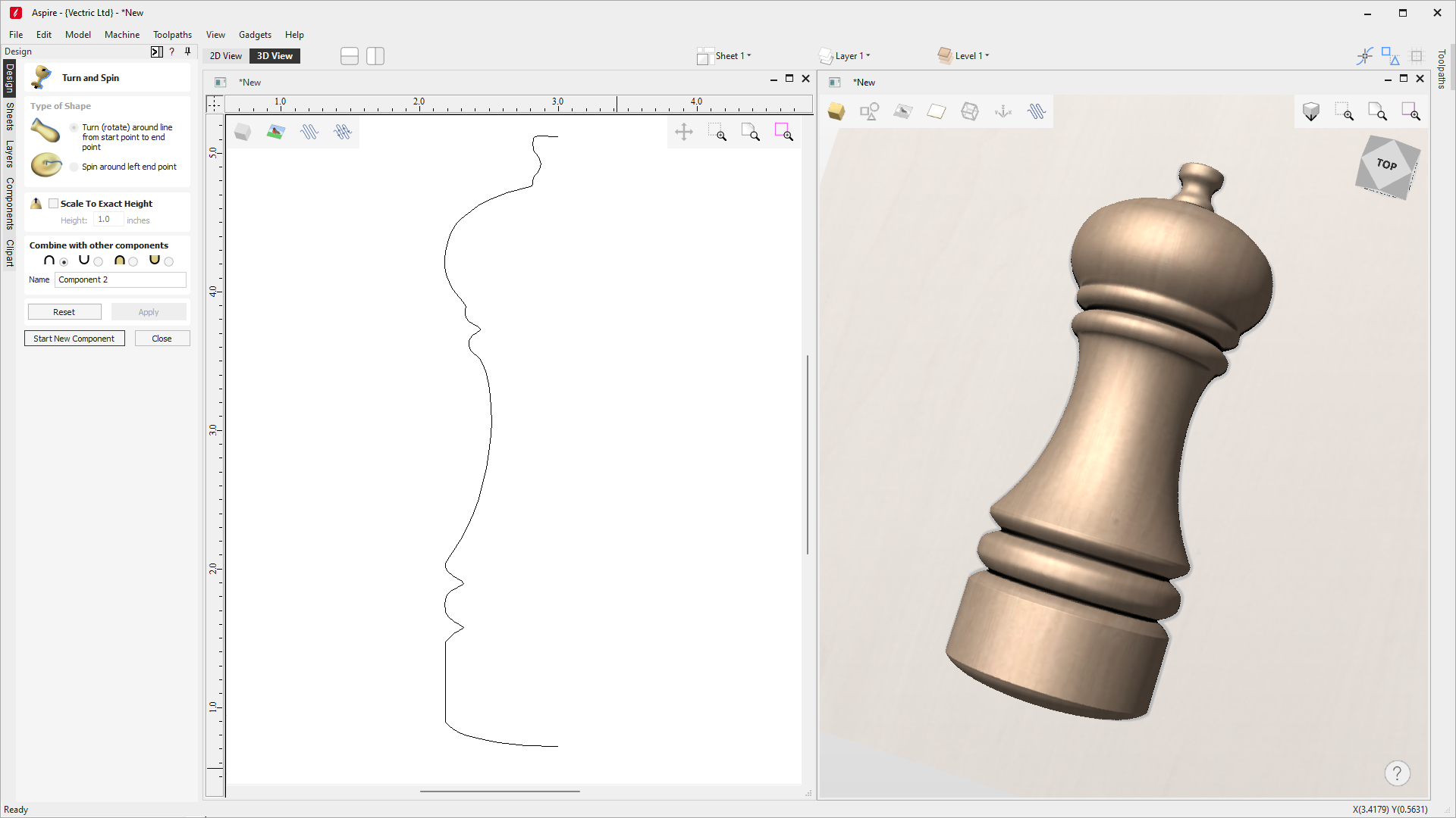 Aspire CAD/CAM  - 2