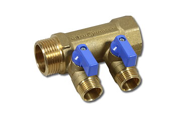 Förgreningsrör 3/4" med 2 x 1/2"
