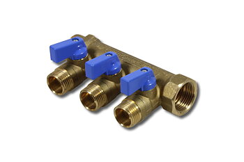 Förgreningsrör 1" med 3 x 1/2"