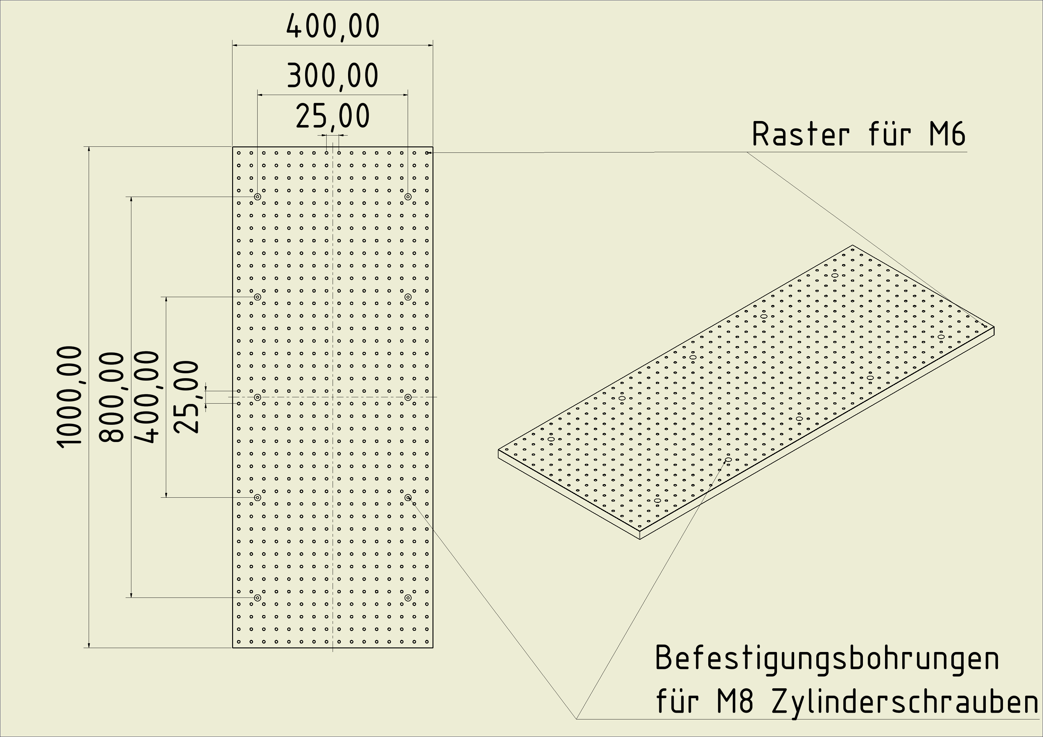 GSP 10040 20mm Steel M6  - 4