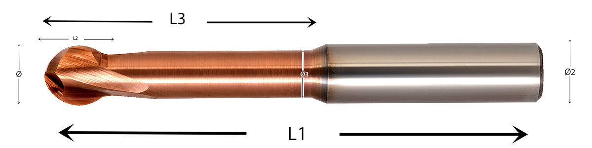 Lollipop HM fräs