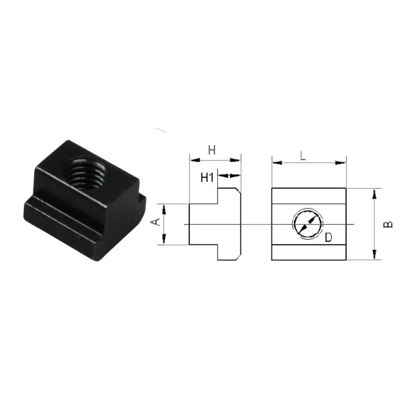 M6 för 10mm spår 