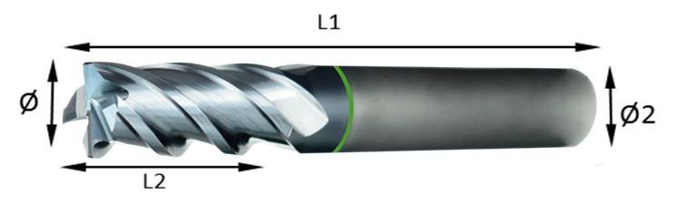 Belagd supreem hårdmetall med hörnradie - 2