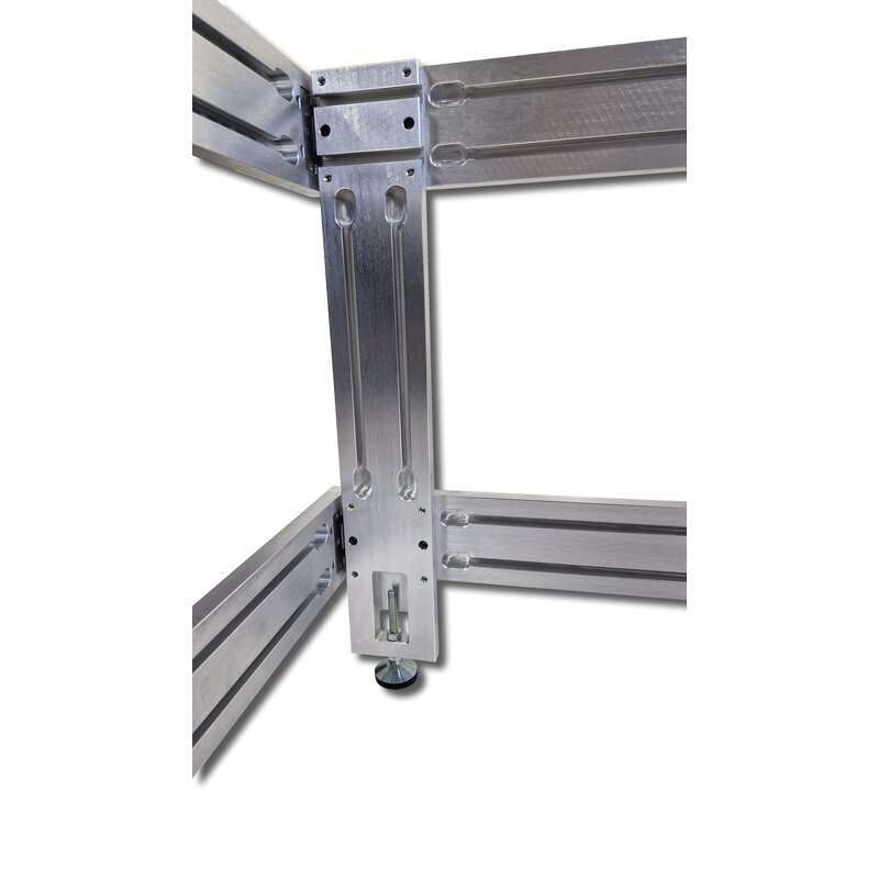 Bord med T-spår aluminium 1000x600 - 4