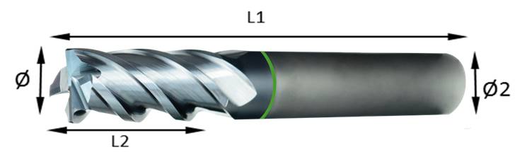 Belagd supreem hårdmetall med hörnfas - 2