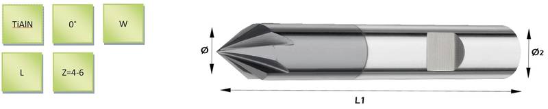 Fasfräsar 60 graders vinkel - 2