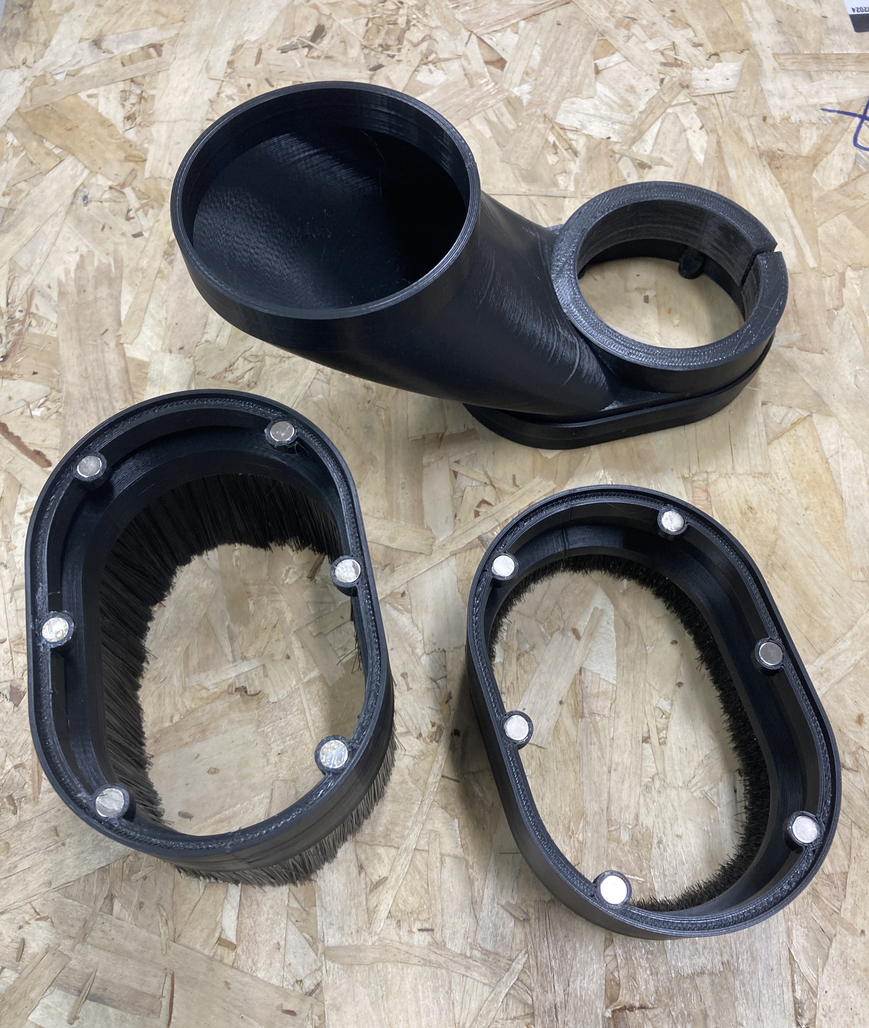 Enhet för dammutsug 75 mm motorfäste - 3