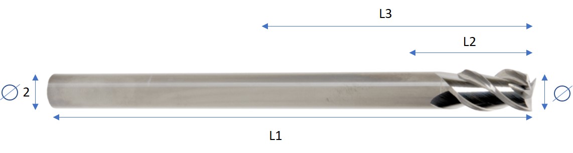 3-skär helreducerat långt skaft - 2