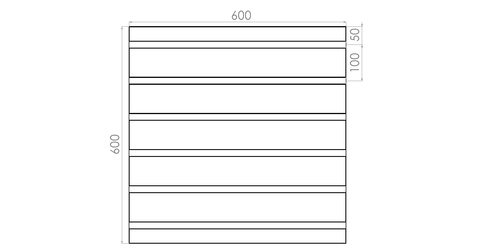 TSP Steel 6060 Big block 50 mm - 3