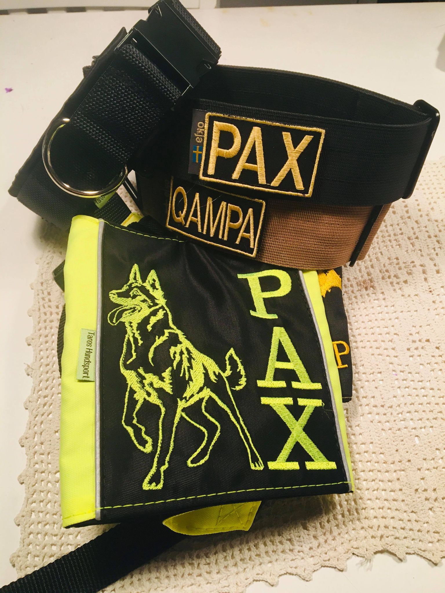 Tygmärke - passande Ökja-halsband - 2