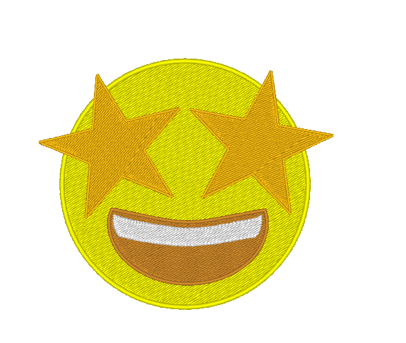 Stjärnögd smiley - Brodyr 14