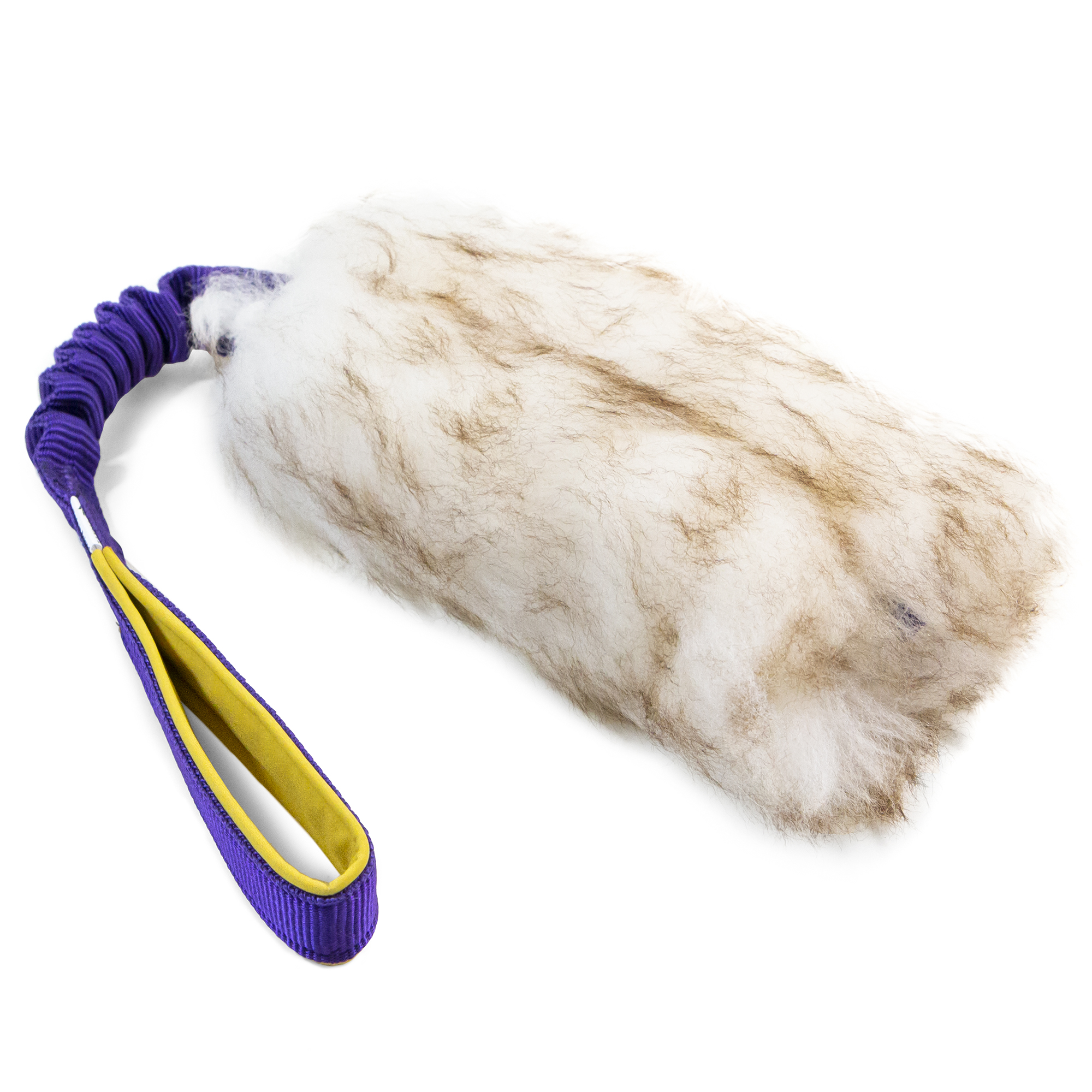 Fårskinnskampis med elastiskt handtag