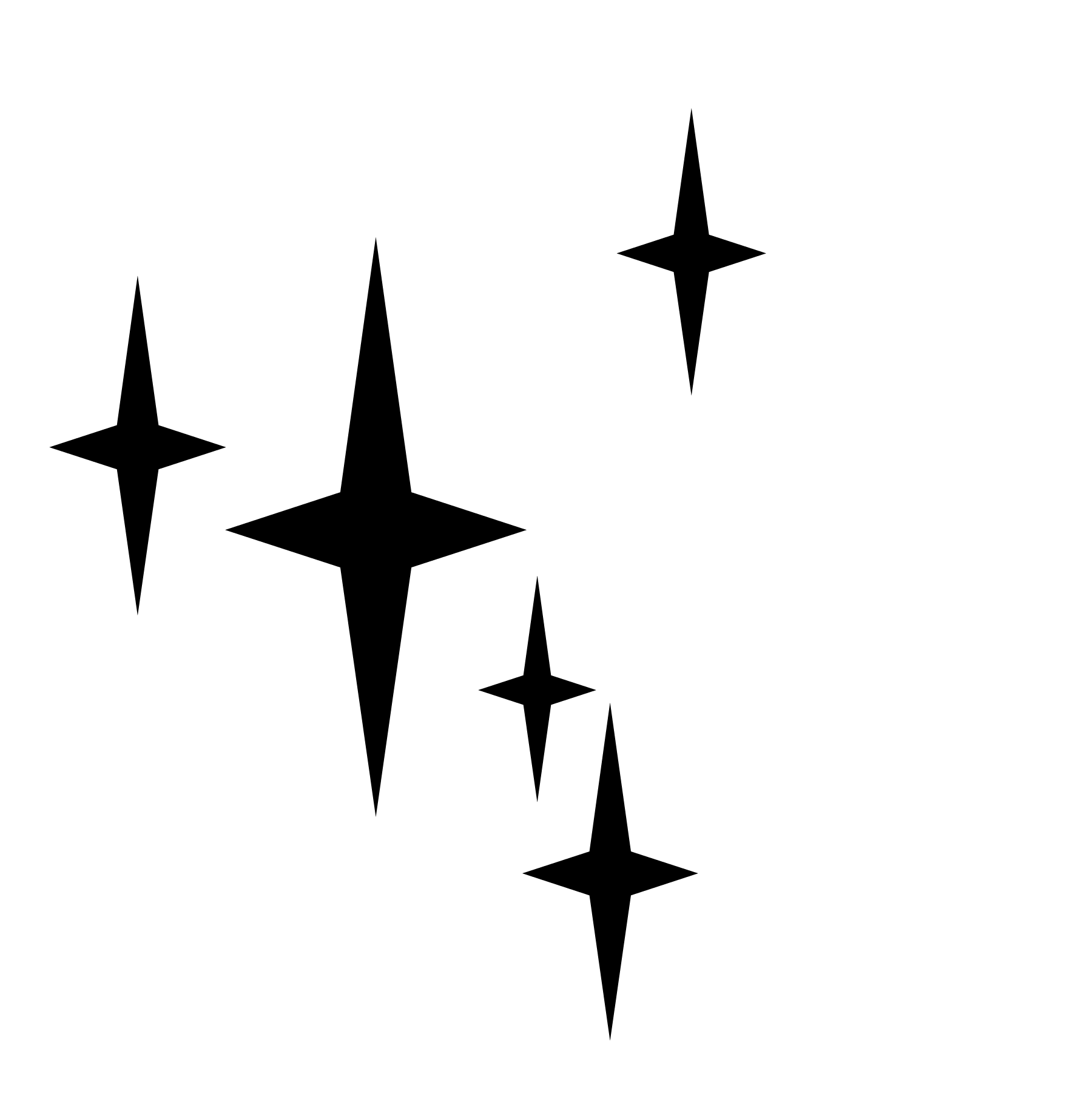 Stjärnor - tryck 45