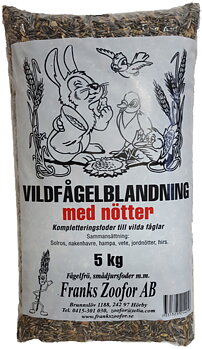 Vildfågelblandning med nötter och naken havre 5 kg