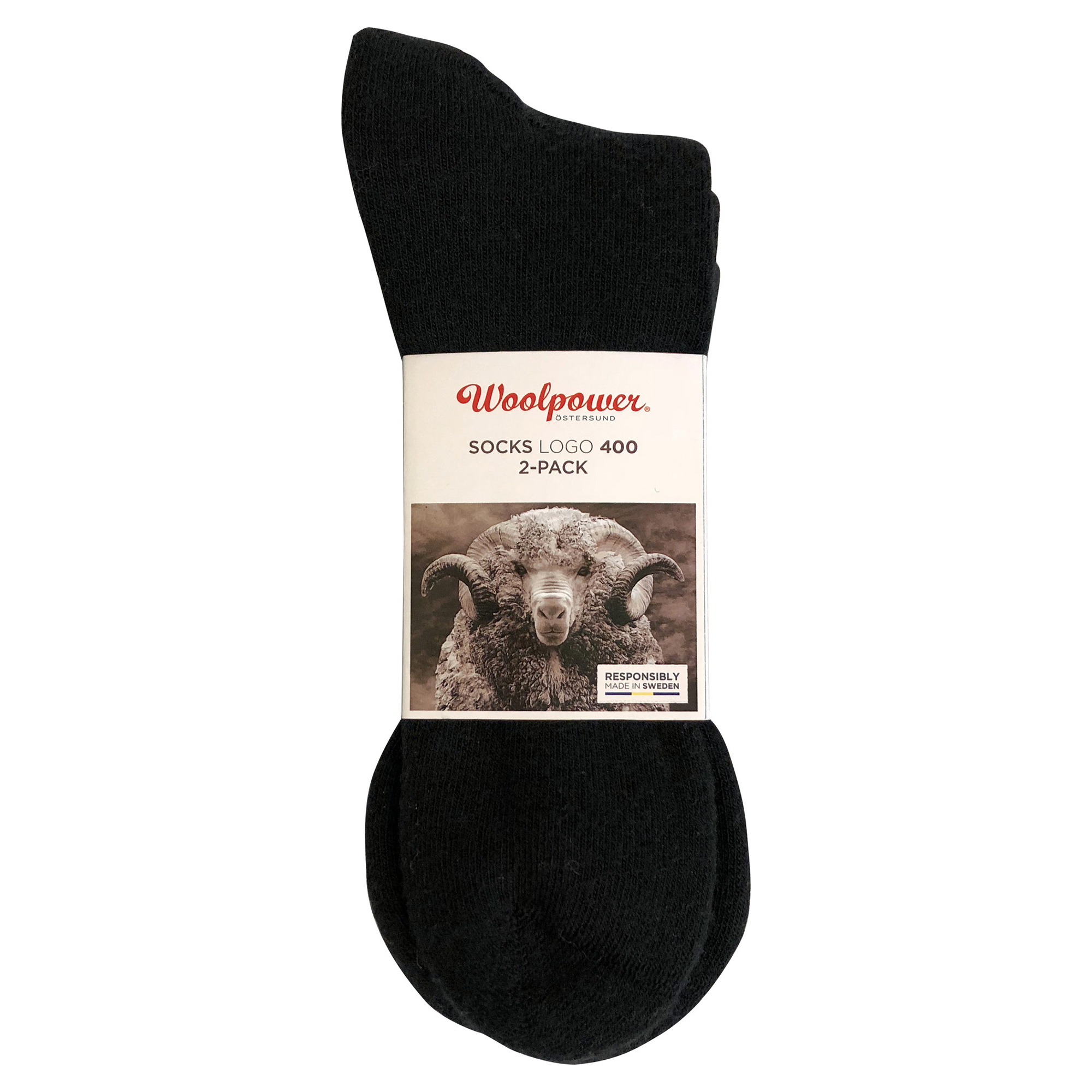 Woolpower Socks 2-Pack Logo 400 Classic