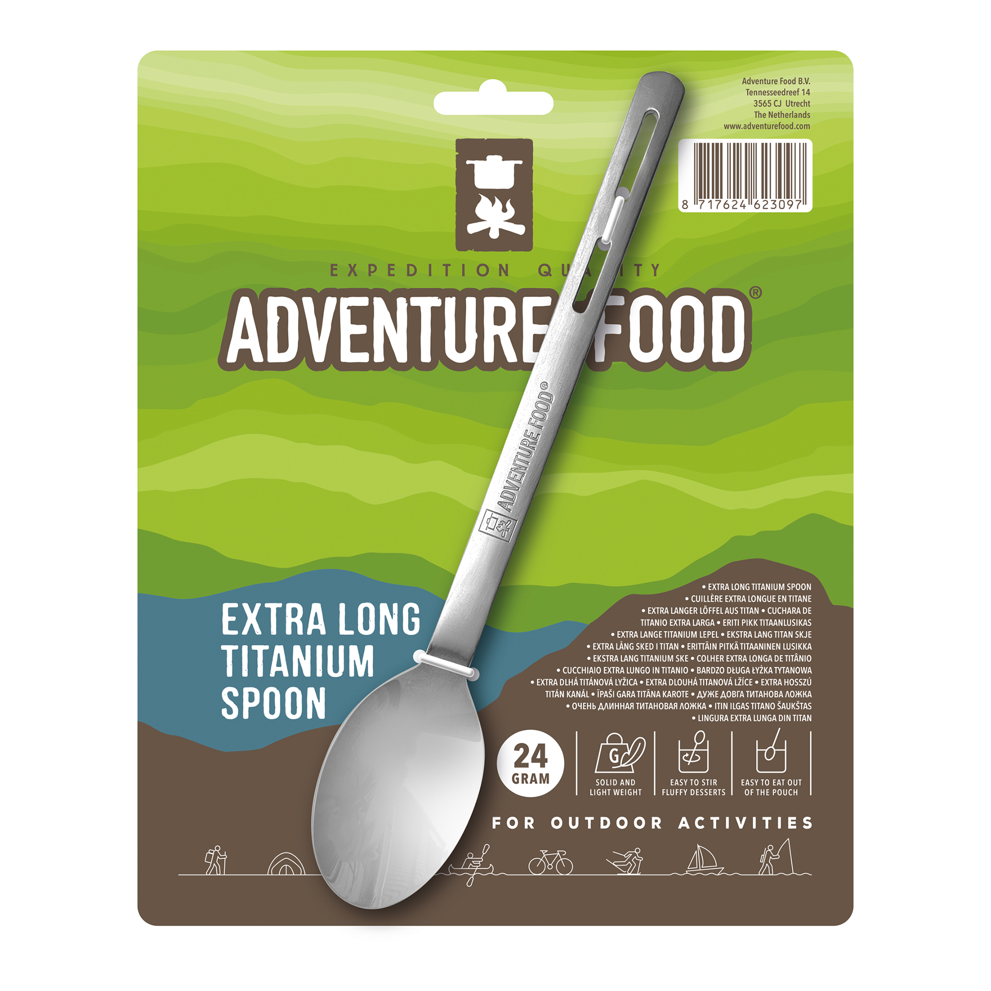 A Food Titanium Spoon