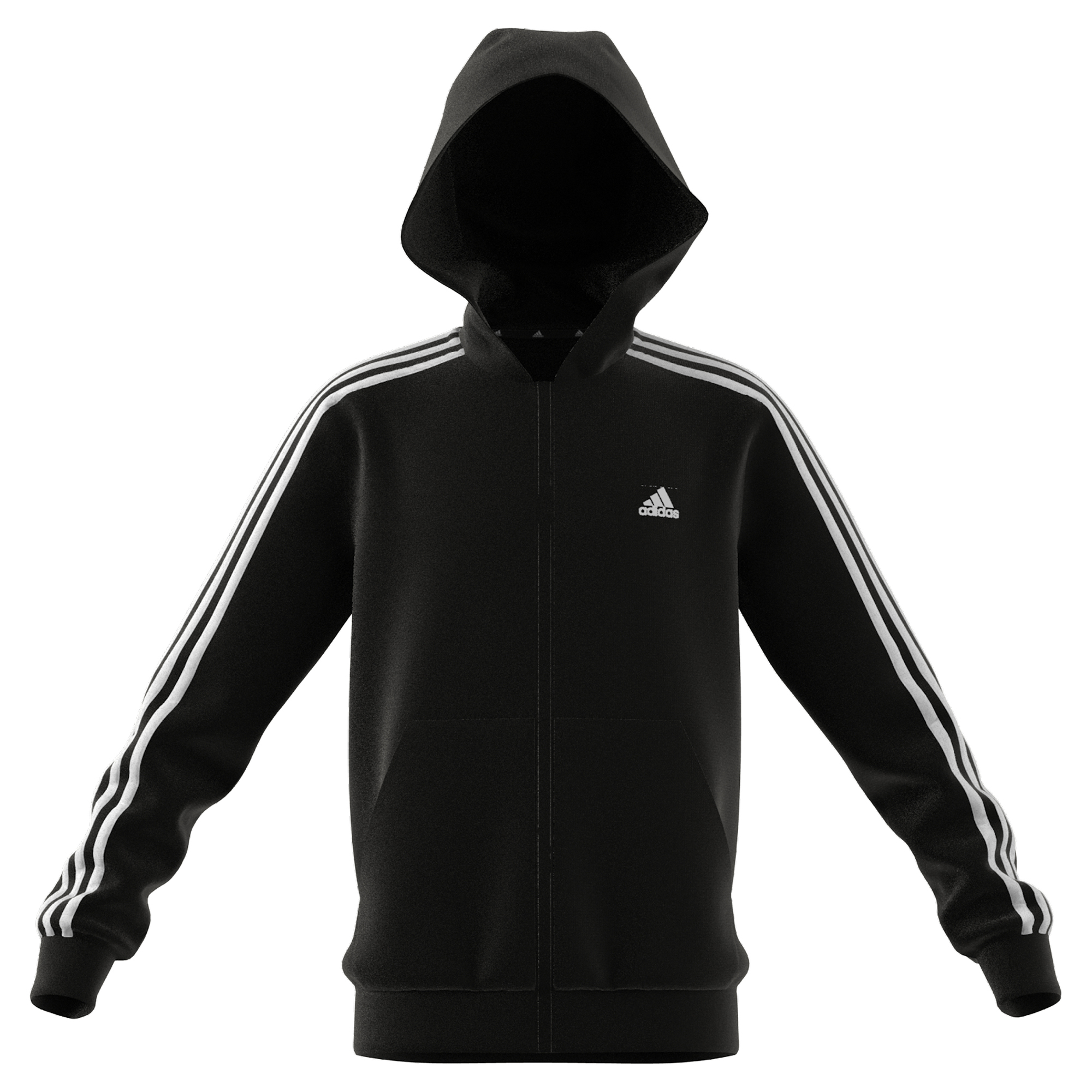 Adidas Boys Essentials 3S Full-zip Hoodied