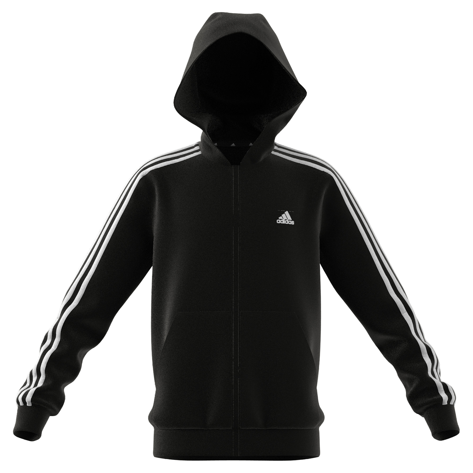 Adidas Boys Essentials 3S Full-zip Hoodied - 2