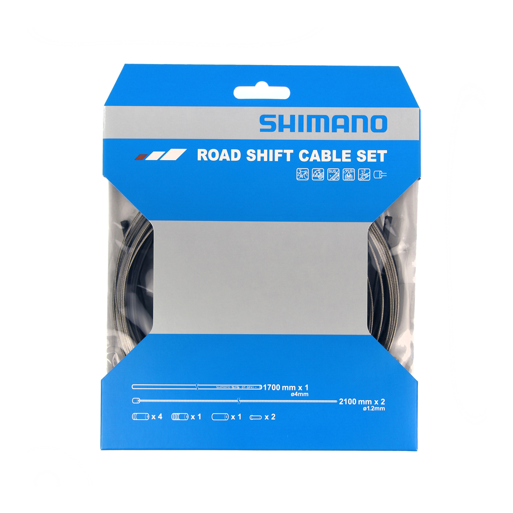 Shimano Växelvajerset Racer Rostfri