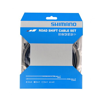 Shimano Växelvajerset Racer Rostfri