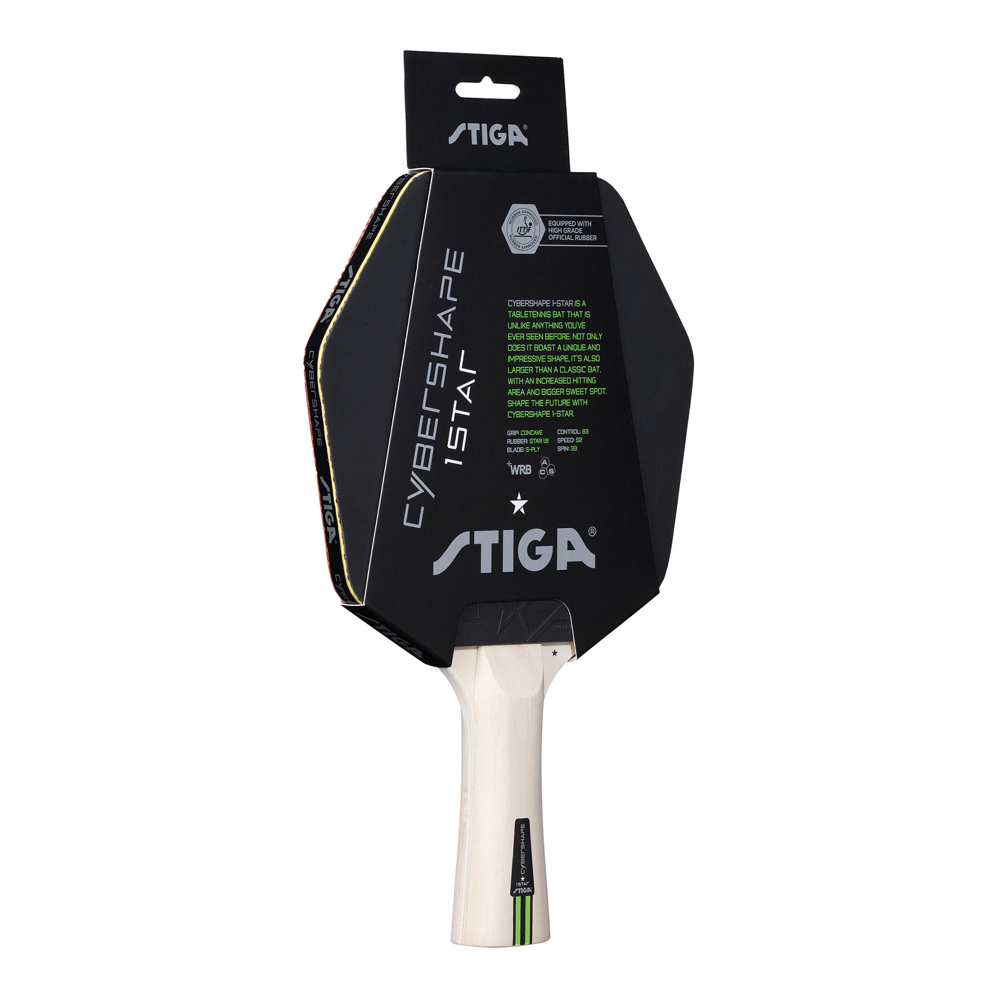Stiga Bat Cybershape 1-Star Bordtennisracket - 2