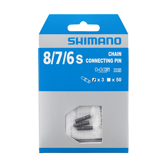 SHIMANO Brytstift [svart] (3 st.) för 6/7/8-växlat smal kedja