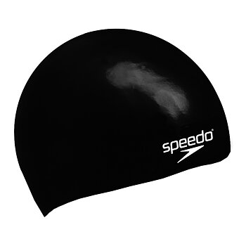 Speedo Plain Moulded Silicone Cap Junior