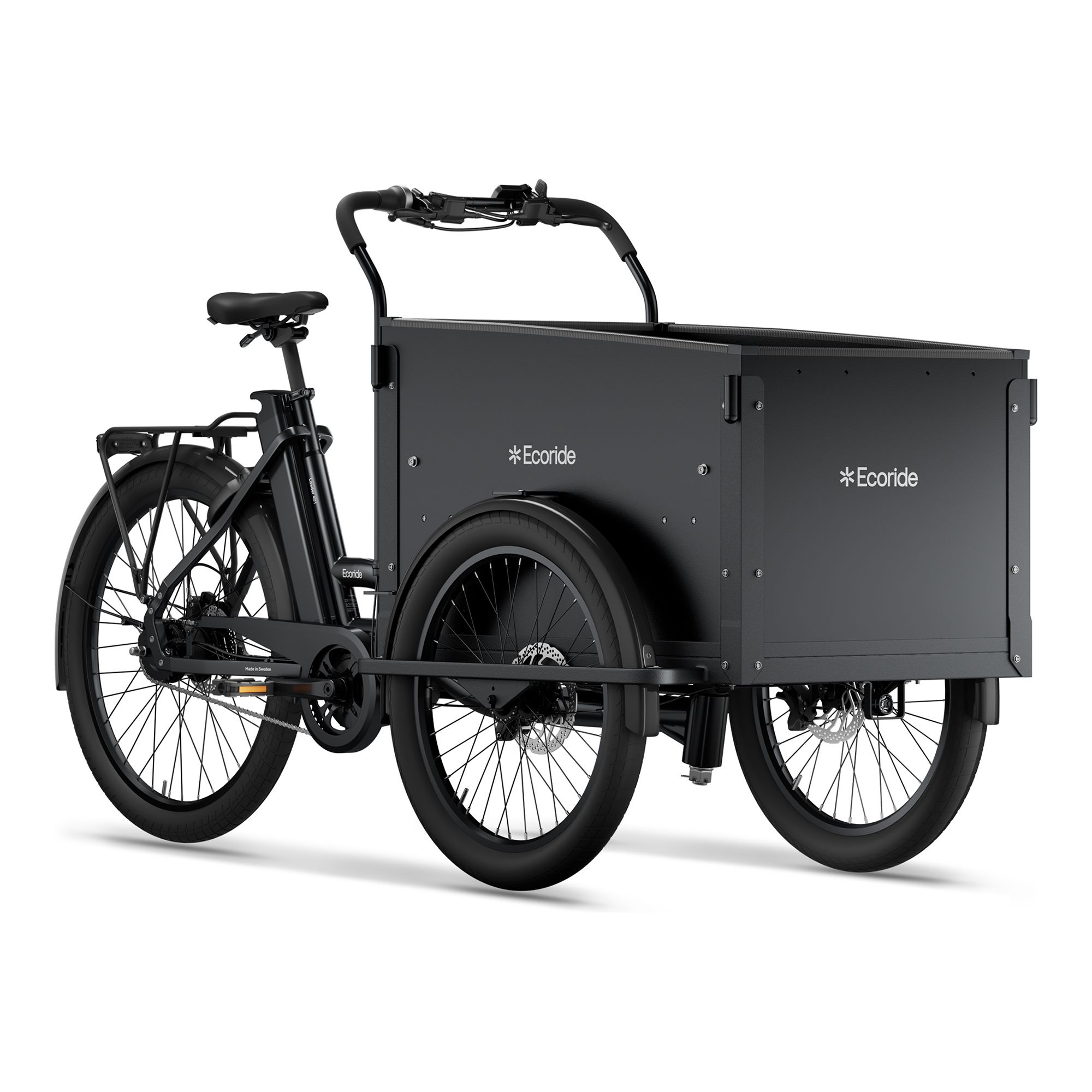 Ecoride Loader 401 Mittmotor, Kejda, Skivbroms Elcykel Lådcykel - 2