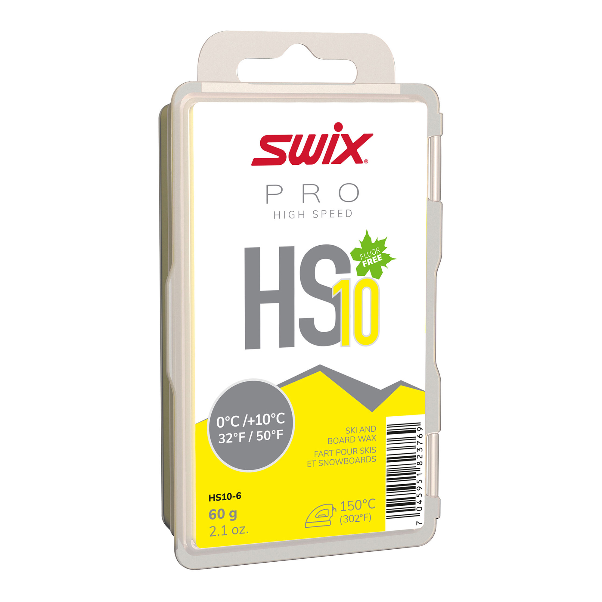 Swix Hs10 Yellow, 0°C/+10°C, 60G