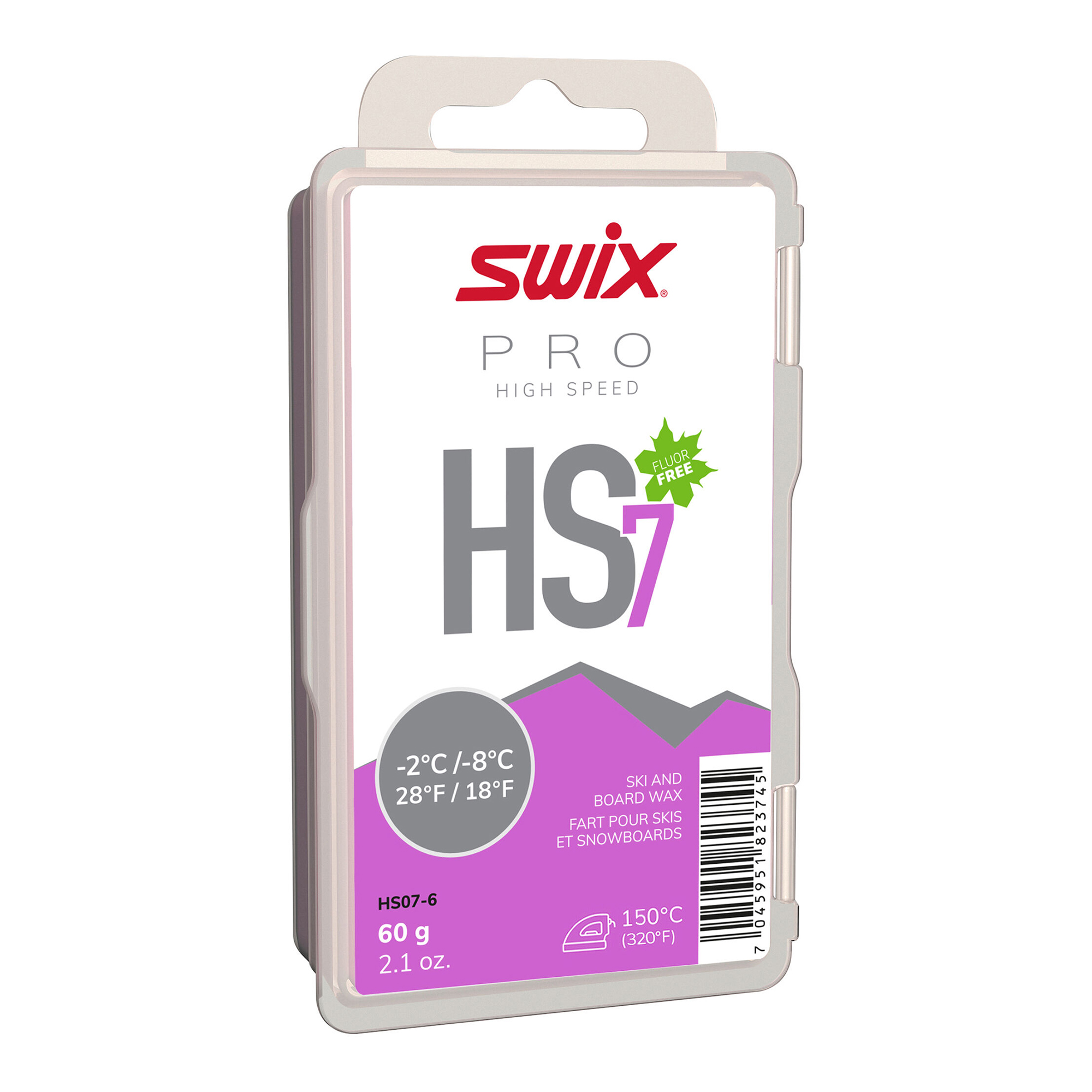 Swix Hs7 Violet, -2°C/-8°C, 60G