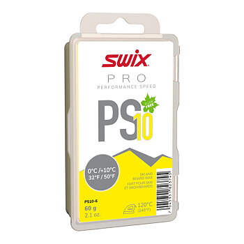 Swix Ps10 Yellow, 0°C/+10°C, 60G