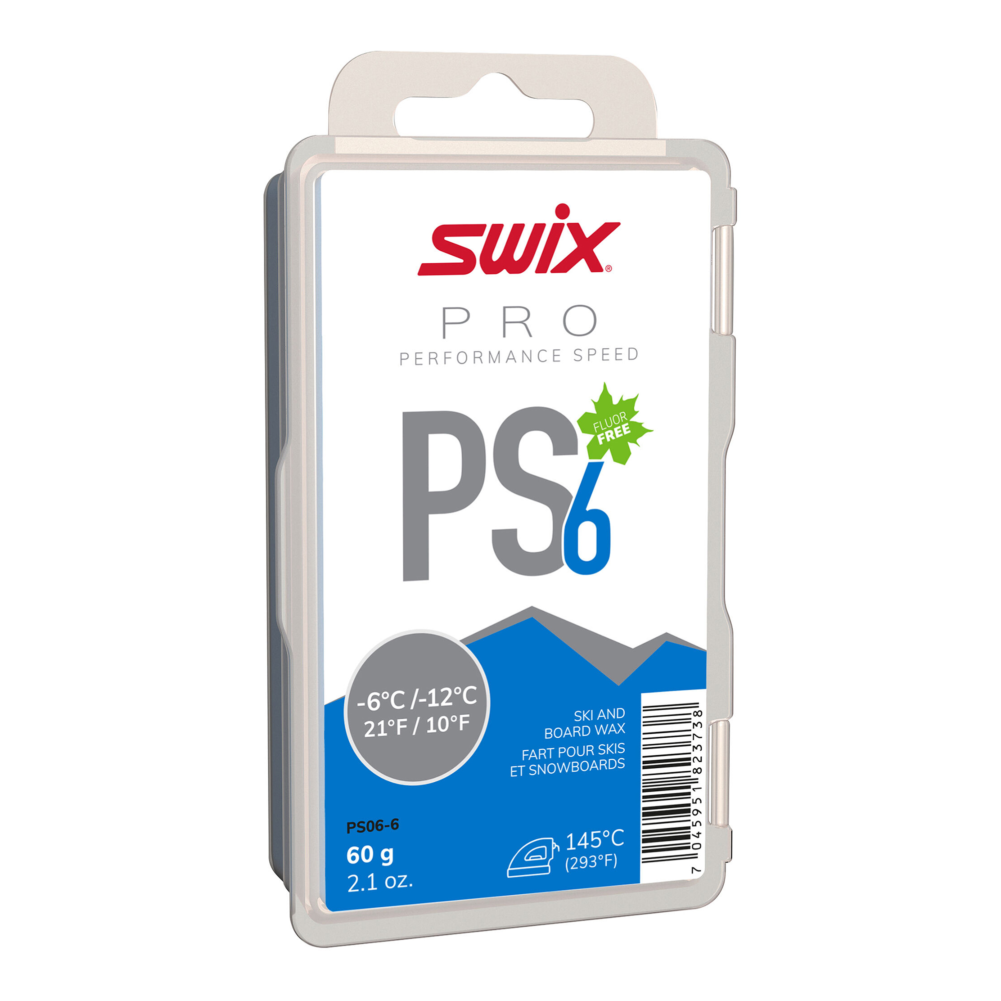 Swix Ps6 Blue, -6°C/-12°C, 60G